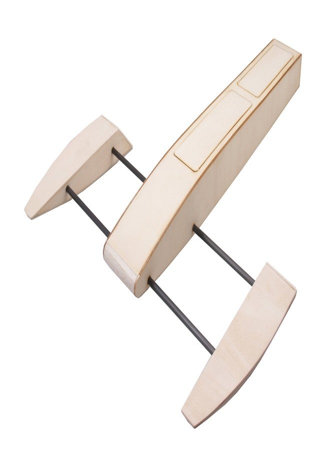 Viloga RC Boat Kit for Pools and Lakes, 495mm Outrigger Wooden Shrimp Boat, DIY Brushless RC Boats for Adults (B068, Not Including TX&RX) - Image 1